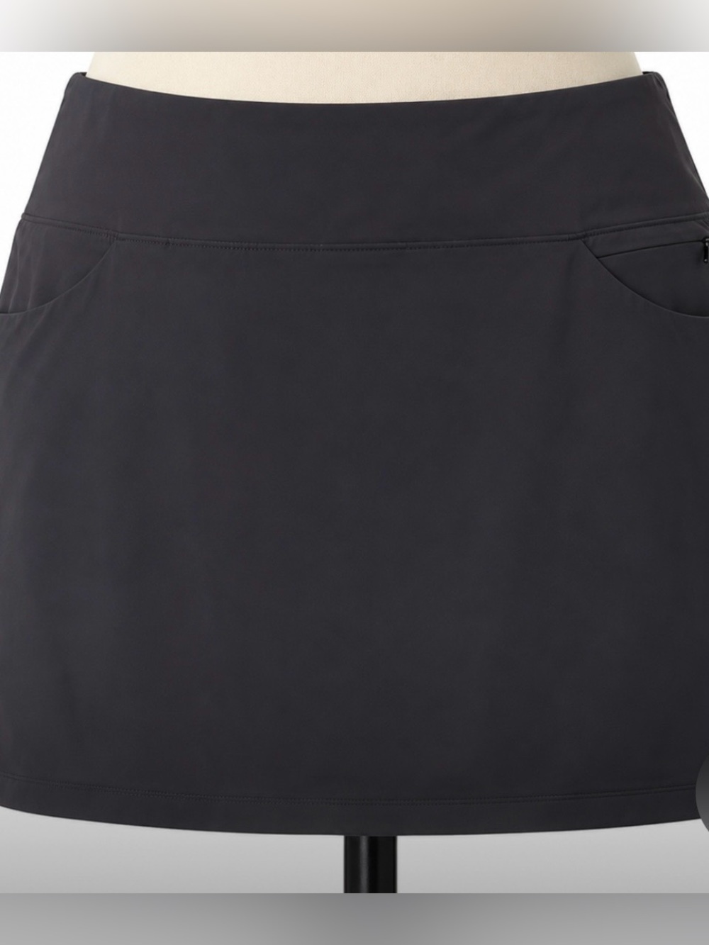 Tuff Athletics Gray Athletic Skort Golf Tennis Activewear Skirt Large Sporty
